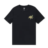 Castlebeard Hawaiian Tee For Men Taking the day off By Loindaflow Tee Crew Neck 100% Cotton - BLACK By Laihha Organna, view 3