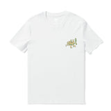 Castlebeard Hawaiian Tee For Men Taking the day off By Loindaflow Tee Crew Neck 100% Cotton - WHITE By Laihha Organna, view 3