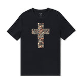 Castlebeard Hawaiian Tee For Men Tropical Jungle Tee Crew Neck 100% Cotton By Yakima, view 2