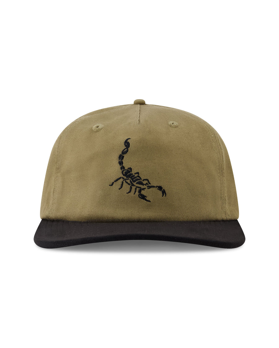 Castlebeard Heffy Scorpion Two Tone Hat - Olive/Black