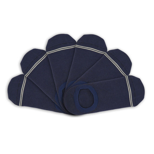 Castlebeard Heston Navy No Show - 6-Pack