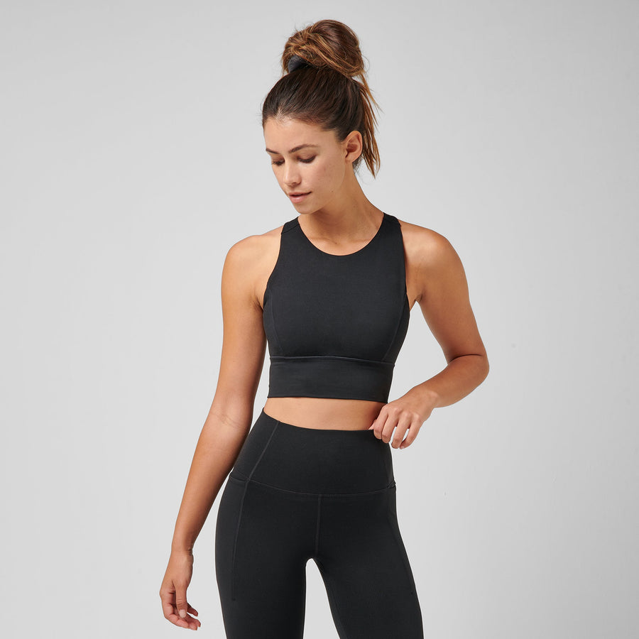 Castlebeard High Neck Pocket Long Bra