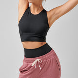 Castlebeard High Neck Pocket Long Bra, view 6