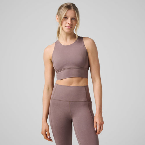 Castlebeard High Neck Pocket Long Bra