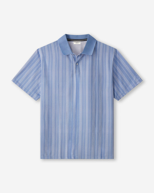 Castlebeard Homestead Men's Western Golf Polo – Sky