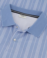 Castlebeard Homestead Men's Western Golf Polo – Sky, view 2