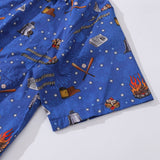Castlebeard Independence Day Hawaiian Shirt For Men Celebrating Freedom Shirt Camp Collar 100% Cotton By Sun, view 4
