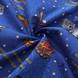 Castlebeard Independence Day Hawaiian Shirt For Men Celebrating Freedom Shirt Camp Collar 100% Cotton By Sun, view 6