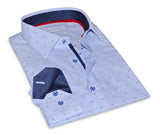 Castlebeard Jordan Button-Up Shirt With Contrast Details // Navy Stripe // Contemporary Fit (Regular), view 3