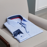 Castlebeard Jordan Button-Up Shirt With Contrast Details // Navy Stripe // Contemporary Fit (Regular), view 4