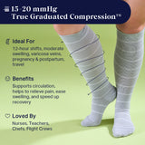 Castlebeard Knee-High Compression Socks - Stripes, view 5