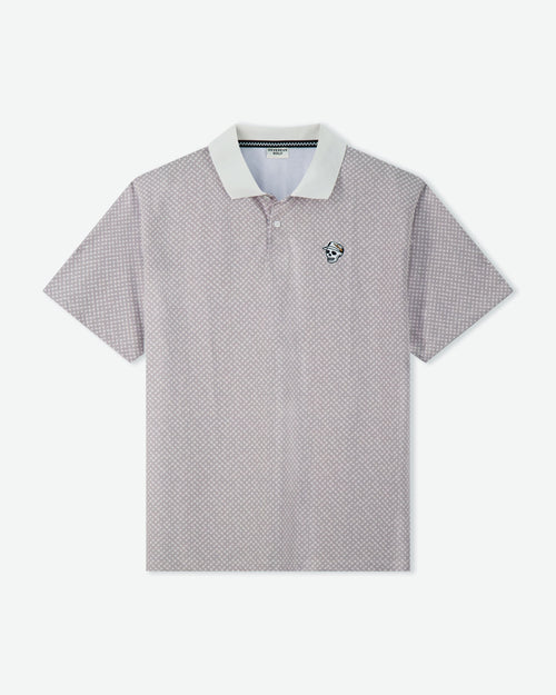Castlebeard Labyrinth Polo - Grey / White