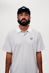 Castlebeard Labyrinth Polo - Grey / White, view 4