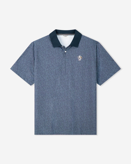 Castlebeard Labyrinth Polo - Navy / Western Sky