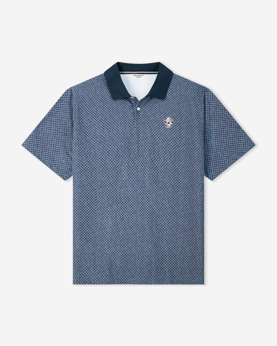 Castlebeard Labyrinth Polo - Navy / Western Sky