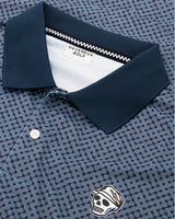 Castlebeard Labyrinth Polo - Navy / Western Sky, view 2