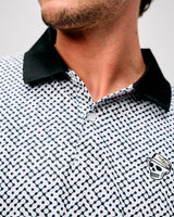 Castlebeard Labyrinth Polo - White / Black, view 2