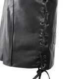 Castlebeard Legendary Dixon Men's Leather Motorcycle Vest, view 6