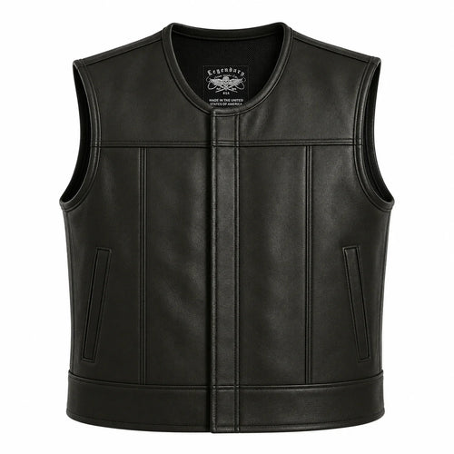 Castlebeard Legendary Lowlife NCP Black Leather Club Vest