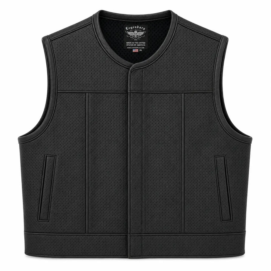 Castlebeard Legendary LowLife NCP Perforated Leather Club Vest