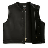 Castlebeard Legendary LowLife NOP Black Leather Club Vest, view 4