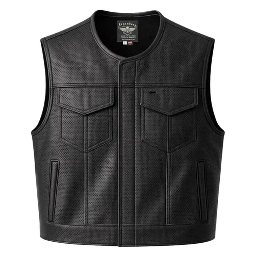 Castlebeard Legendary LowLife Perforated Leather Club Vest
