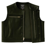 Castlebeard Legendary Lowlife Z Black Leather Club Vest, view 3