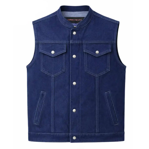 Castlebeard Legendary Ole Blue Men's Denim Vest