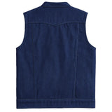 Castlebeard Legendary Ole Blue Men's Denim Vest, view 2
