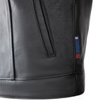 Castlebeard Legendary Outlaw Men's Leather Motorcycle Vest, view 4