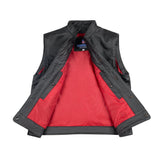 Castlebeard Legendary Reaper Men's Leather Club Vest, view 2