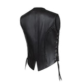 Castlebeard Legendary Women's Braided Leather Vest, view 3
