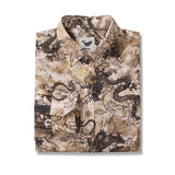Castlebeard Long Sleeve Hawaiian Shirt For Men Dragon Totem Pattern Cotton Button-down Aloha Shirt By Sun, view 2