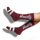 Castlebeard Maroon Casual Sock 4 Pack, view 4