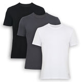 Castlebeard Men’s Bamboo Crew Neck Undershirts 3-Pack, view 4