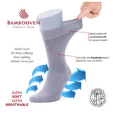Castlebeard Men’s Bamboo Diabetic Dress Socks 6-Pack, Dark Tones, view 2