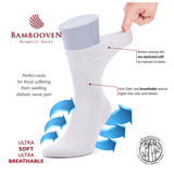 Castlebeard Men’s Bamboo Diabetic Socks 2-Pack - Ultra Thin, view 2