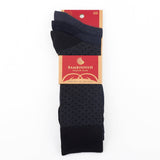 Castlebeard Men’s Bamboo Dress Socks 3-Pack, Ribbed, Slate & Navy, view 3