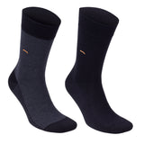 Castlebeard Men’s Bamboo Dress Socks 6-Pack, Black, Charcoal & Navy, view 3