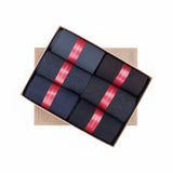 Castlebeard Men’s Bamboo Dress Socks 6-Pack Gift Box, Dark Neutrals, view 2
