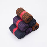 Castlebeard Men’s Bamboo Dress Socks 6-Pack Gift Box, Rust & Purple, view 6