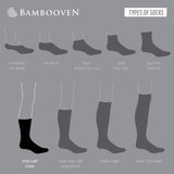 Castlebeard Men’s Bamboo Lightweight Dress Socks 8-Pack Gift Box, Black, Charcoal & Taupe, view 6