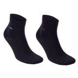 Castlebeard Men’s Bamboo Quarter Socks 6-Pack, Black & Grey, view 2