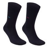 Castlebeard Men’s Bamboo Trouser Socks 6-Pack, All Black, view 3