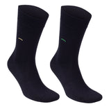 Castlebeard Men’s Bamboo Trouser Socks 6-Pack, All Black, view 4