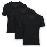 Castlebeard Men’s Bamboo V-Neck Undershirts 3-Pack, view 5