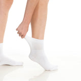 Castlebeard Men’s & Women’s Bamboo Diabetic Ankle Socks 4-Pack, view 2