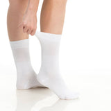 Castlebeard Men’s & Women’s Bamboo Diabetic Crew Socks 4-Pack, view 2