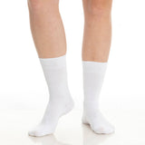 Castlebeard Men’s & Women’s Bamboo Diabetic Crew Socks 4-Pack, view 5