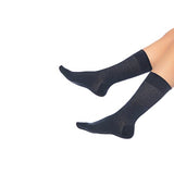 Castlebeard Men's Cotton Crew Socks 6-Pack, Solid Dark Tones, view 3